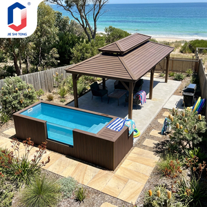 Durable Fiberglass Prefab Resort <b>Pool</b> Full Accessories Ready To Use Coastal Villa Hotel Leisure Container Swimming <b>Pool</b> - Product Image 2