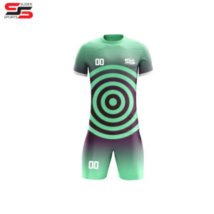Camiseta de fútbol de manga corta personalizada al por mayor, camisetas de fútbol transpirables, uniformes de equipo de fútbol para hombres - Product Image 1