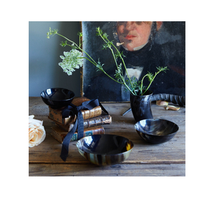 Bol en corne de buffle d'eau artisanal pour servir de la nourriture Bol en corne décoratif unique - Product Image 2