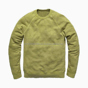 Vente en gros 100% coton Pull-over décontracté vierge à col ras du cou Sweat-shirt basique d'hiver pour hommes Logo personnalisé de couleur différente - Product Image 2