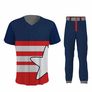 Jersey & Shorts/Pants High Quality Polyester Fabric Custom Logos Custom Embroidered or Printed Custom Play <b>Ball</b> Uniforms - Product Image 2