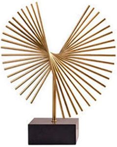 Venta caliente escultura trofeo de aluminio con base de madera al por mayor artículo decorativo para el hogar para exportador fabricado en Navidad - Product Image 4