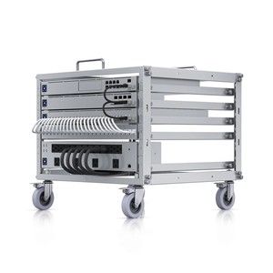 Ubiquiti Mobile Rack Stand U-Rack-6U-TL, 6U, พร้อมแผงแพทช์ 24 พอร์ต - Product Image 2