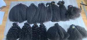 Extensions de cheveux Remy vierges crus vietnamiens Vague naturelle Vague profonde lâche et Curl italien Extensions à clipser Prix d'usine - Product Image 4