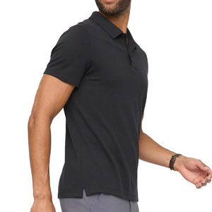 Polo de algodón de corte clásico para hombre con cuello abotonado y costuras reforzadas, ropa duradera para estilos de vida activos - Product Image 1