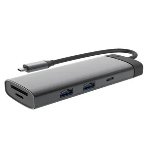 7 in 1 tip-c PD USB3.0 USB2.0 HDMI USB-C 2.0 SD TF USB C Hub