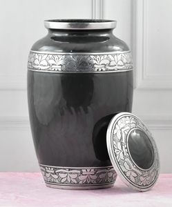Recuerdo de cenizas de urnas de color gris, urnas para cenizas humanas, urnas de recuerdo para cenizas humanas - Product Image 1