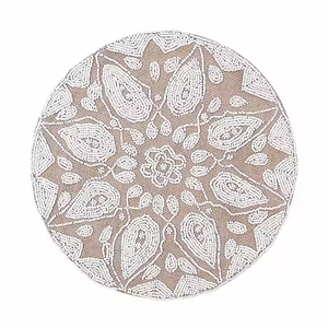 Manteles individuales bordados personalizados, diseño exclusivo elegante, venta al por mayor, Mantel Individual con cuentas de 13x13 pulgadas, al mejor precio asequible - Product Image 6