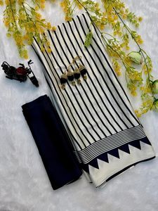 ชุดส่าหรีสำหรับปาร์ตี้แฟนซีชุดปาร์ตี้สำหรับเจ้าสาวชุดส่าหรีดีไซน์ใหม่ล่าสุดบูติกอินเดีย - Product Image 6