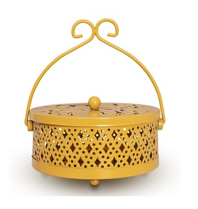 Soporte de bobina de mosquito de metal vintage más vendido Quemador de incienso de bobina de caja redondeada de último diseño exclusivo a precio barato. - Product Image 4