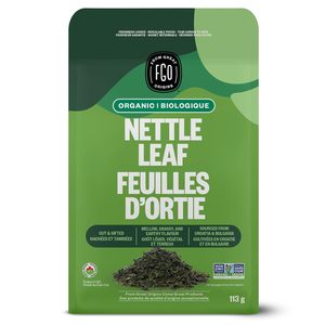 FGO Organic Nettle Leaf Loose <b>Tea</b>, Cut and Sifted, Caffeine Free, 4oz Resealable Bag - Product Image 1
