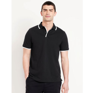 Ropa lisa de manga corta con logotipo personalizado, polos informales con sublimación completa para hombre, polos informales de manga corta de lujo para hombre - Product Image 5