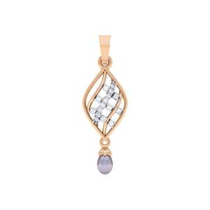 Pendentif en or 14 carats certifié avec diamant de 0,07 carat et pendentifs et breloques élégants en perles (ensemble de 16 pièces) - Product Image 1