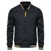 Blouson Bomber Homme Grande Taille Personnalisable en Cordura Imperméable Respirant Écologique Léger Coupe-Vent Hiver Décontracté