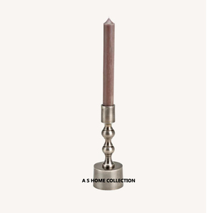 Lot de 2 bougeoir à pilier poli miroir nouvellement arrivé en aluminium métal salon et salle à manger décorations pour la maison - Product Image 2