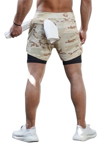 Men's Casual Gym <b>Shorts</b> Spandex/Cotton Canvas Fabric <b>Compression</b> 5 Inch Quick Dry Breathable Eco-Friendly Low Waist Pattern - Product Image 3