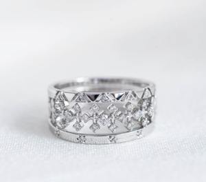 925 Sterling <b>Silver</b> moissanite Beautiful Diamond ring & Moissanite White Engagement diamond ring <b>Jewellery</b> Gift Her - Product Image 1