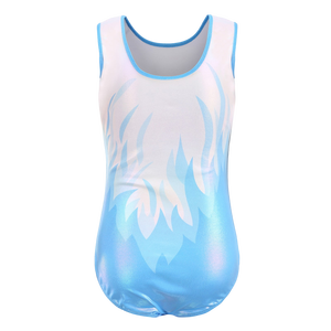 Nouveauté, justaucorps de danse en spandex de haute qualité avec strass, vente en gros, justaucorps léger sublimé, gymnastique pour enfants - Product Image 3