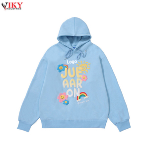 Hombres pullover hoodies logotipo personalizado Puff impresión Hoodie Pullover Hoodies - Product Image 4
