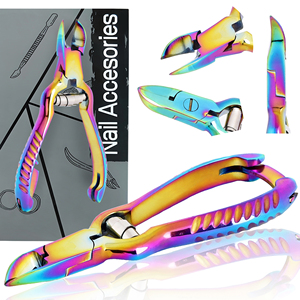 Cortador de cutículas de uñas dorado de nuevo diseño de Beauty Concept Cortaúñas de doble resorte ecológico de la mejor calidad Etiqueta privada - Product Image 6