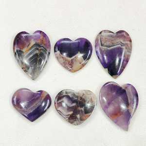 Lote de cabujón de amatista de la mejor calidad, 6 piezas, 30 a 35 MM de largo, piedras preciosas sueltas para hacer joyas, regalo de San Valentín para ella - Product Image 3