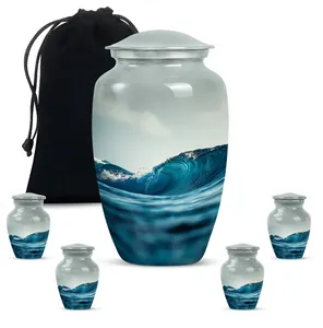 Urna Conmemorativa Ondas del Océano para las Cenizas de un Ser Querido - Product Image 3