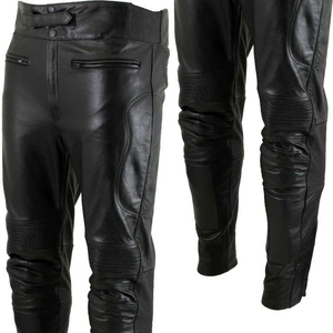 Fashion Sexy Vinyl <b>Leggings</b> Wet Look Patent Leather Moto & Biker Men's Trousers Men's <b>Pu</b> Leather Nightclub Pants - Product Image 4