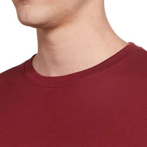 Precio al por mayor 100% algodón hecho cuello redondo personalizado OEM Logo suave y cómodo hombres camiseta - Product Image 4