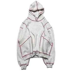 Conjuntos de Sudadera con Capucha y Pantalones Deportivos Personalizados con Costuras Exteriores Desestructuradas para Hombre - Product Image 1