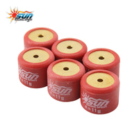 Sistem CVT Pulley Berat untuk Sepeda Motor SUN Racing SKYDRIVE125/CLICK125 I/PCX Taiwan Baru Warna Merah Kuningan/Komposit