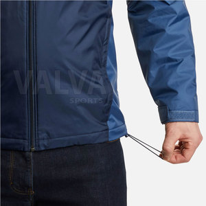 เสื้อแจ็คเก็ตกันลมฤดูหนาวคุณภาพสูงสำหรับผู้ชายแบบ OEM สั่งทำพิเศษ กันน้ำ ระบายอากาศได้ดี ดีไซน์ทันสมัยแบบ Varsity ซิปแบบติดตั้ง - Product Image 6