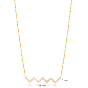 Pendentif en pierre CZ pour femmes, collier avec breloque, fait à la main, en argent, nouvelle collection - Product Image 3