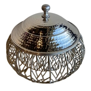 Plat chauffant moderne en or, buffet décoratif en acier inoxydable rond, chauffe-plats pour la restauration et les événements festifs, fournitures pour plats chauffants - Product Image 3