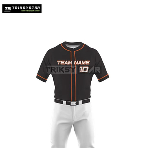 Uniforme de Béisbol para Hombre de Primera Calidad, Transpirable, Estampado, de Color Sólido, Conjunto Deportivo - Product Image 2
