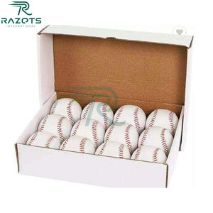 Pelota de Béisbol Oficial de Liga/Entrenamiento de Cuero Hecha a Mano, Ligera, de 9 Pulgadas y 5 oz, para Práctica - Product Image 4