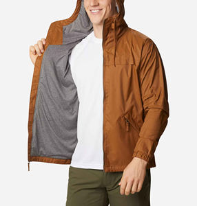 Veste coupe-vent en laine de haute qualité pour hommes, pull à capuche personnalisé de couleur unie avec fermeture éclair complète taille XS pour l'hiver en plein air - Product Image 5