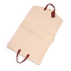 Sac de vêtements en toile et cuir, pliable, avec fermetures éclair, durable, imperméable, organiseur de voyage, parfait pour les voyageurs d'affaires - Product Image 2