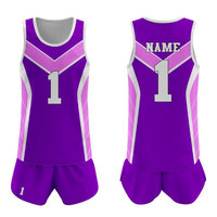 Uniformes de Voleibol Unisex Sublimados con Impresión Digital Personalizada, sin Mangas, Cuello en V, Secado Rápido, Alta Calidad, 100% Poliéster