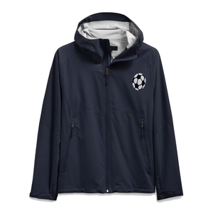 Chaquetas Cortavientos Personalizadas para Hombre, Cuello Alto, Estilo Urbano, Impermeables, Transpirables, de Lona de Algodón, con Logotipo en la Parte Delantera, Más Vendidas - Product Image 5