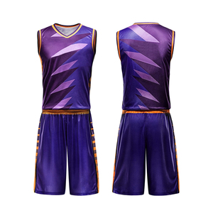 High Quality Custom <b>Basketball</b> Jersey Set Wholesale Breathable Design Customizable Uniform Sublimation Printing Plus Size - Product Image 1