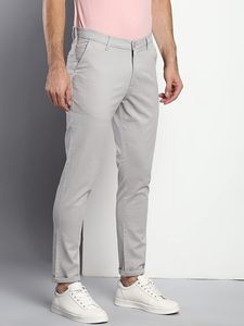 Transpirable Cordón Antiarrugas, Pantalón Hombre, Liso Teñido 2025 Pantalones y pantalones ligeros para hombre - Product Image 3
