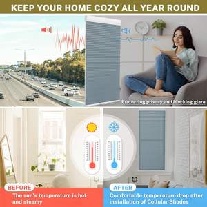 مصنعو النوافذ الخاصة بعملية تعتيم الخلايا تعمل بالدفع الآلي نهار وليلآ خلايا العسل الاعمى - Product Image 4