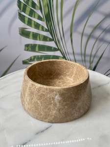 Tazón Redondo Profundo de Mármol de Fabricación OEM, Perfecto para Guardar Refrigerios, Frutas y Artículos Decorativos con un Elegante Estilo para el Hogar - Product Image 4