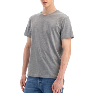 Camisetas de hombre de secado rápido transpirables diseño liso personalizado/Camisetas cómodas ajustadas de Hip Hop para hombre servicio OEM ODM - Product Image 1