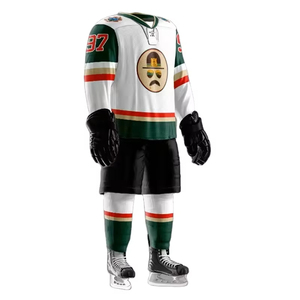 Uniformes de Hockey sobre Césped Personalizados al por Mayor, Sublimados, con Logotipo Personalizado, de Secado Rápido, Antibacterianos, 100% Poliéster, Colores Personalizados - Product Image 1