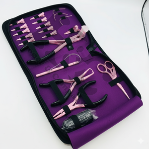 Kit de Pinzas Profesionales para Extensiones de Cabello HOOPER COMPANY - Herramienta de Acero Inoxidable de Grado Quirúrgico para Micro-Links - Product Image 5