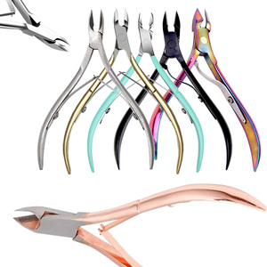 Outils de manucure en gros, pinces à cuticules en acier inoxydable, pinces à cuticules professionnelles, logo personnalisé par Bahasa Pro - Product Image 1