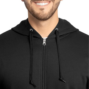 Sweat à capuche classique pour homme 2025/2026, 100% coton, hiver, uni, teint, respirant, séchage rapide, poche, doux, confortable pour - Product Image 4