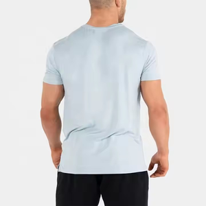 Camisetas de gimnasio de gran tamaño para hombre de la mejor calidad, camiseta transpirable en relieve para hombre, crea tu propio estilo con logotipo y diseño personalizados - Product Image 6