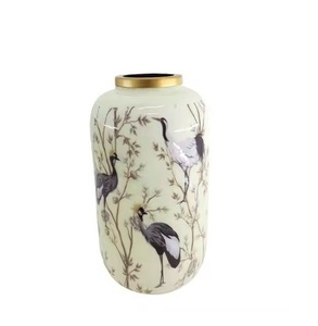 Vases à fleurs imprimés de luxe modernes, centre de table, décoration, vases à fleurs d'art, vase artisanal, décor de table, top tendance - Product Image 5